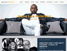 Tablet Screenshot of jesseleepeterson.com